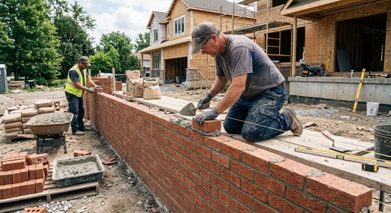 Brick Foundation Installation in West Hartford, CT