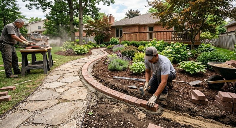 Brick Walkway Installation in Norwalk, CT