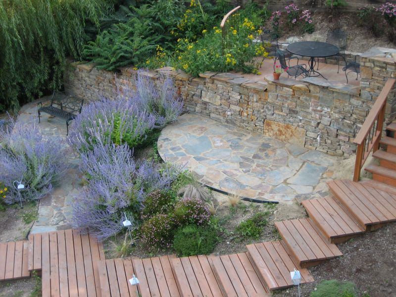 Products For Stone Patio Constructions in use